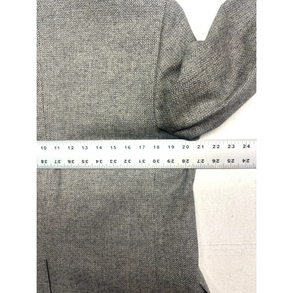 vtg Donald‎ Brooks 40R Herringbone Camel Hair Tweed Blazer Jacket Sport Coat USA